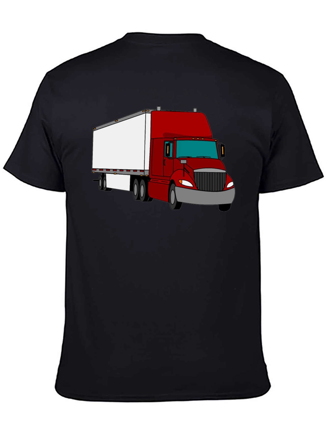 Truck Graphic T-Shirt - Black Cotton Tee