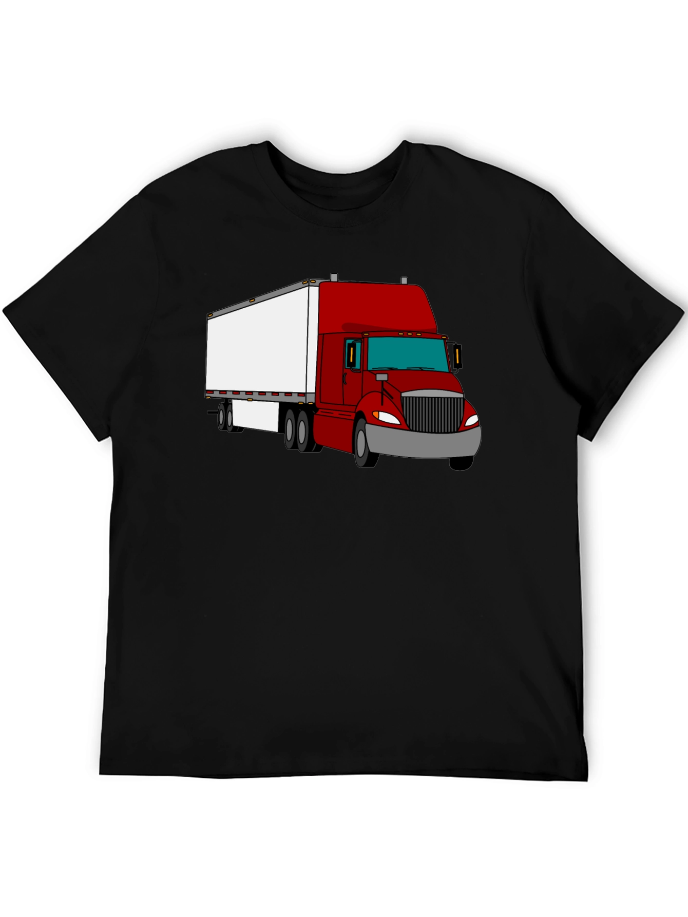Truck Graphic T-Shirt - Black Cotton Tee