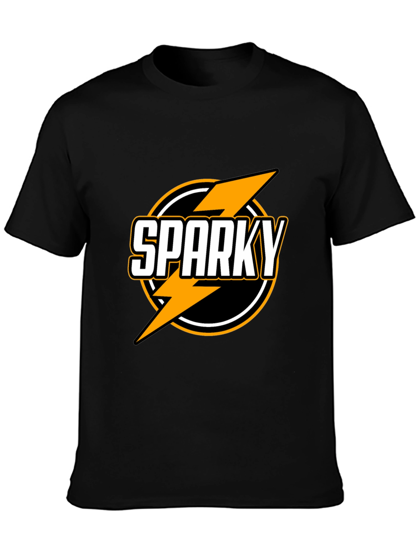 Sparky Graphic Tee - Black Short Sleeve Shirt