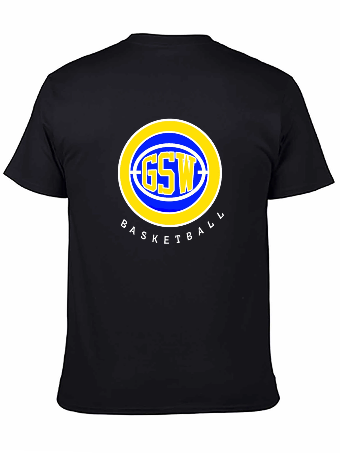 GSW Basketball Black T-Shirt