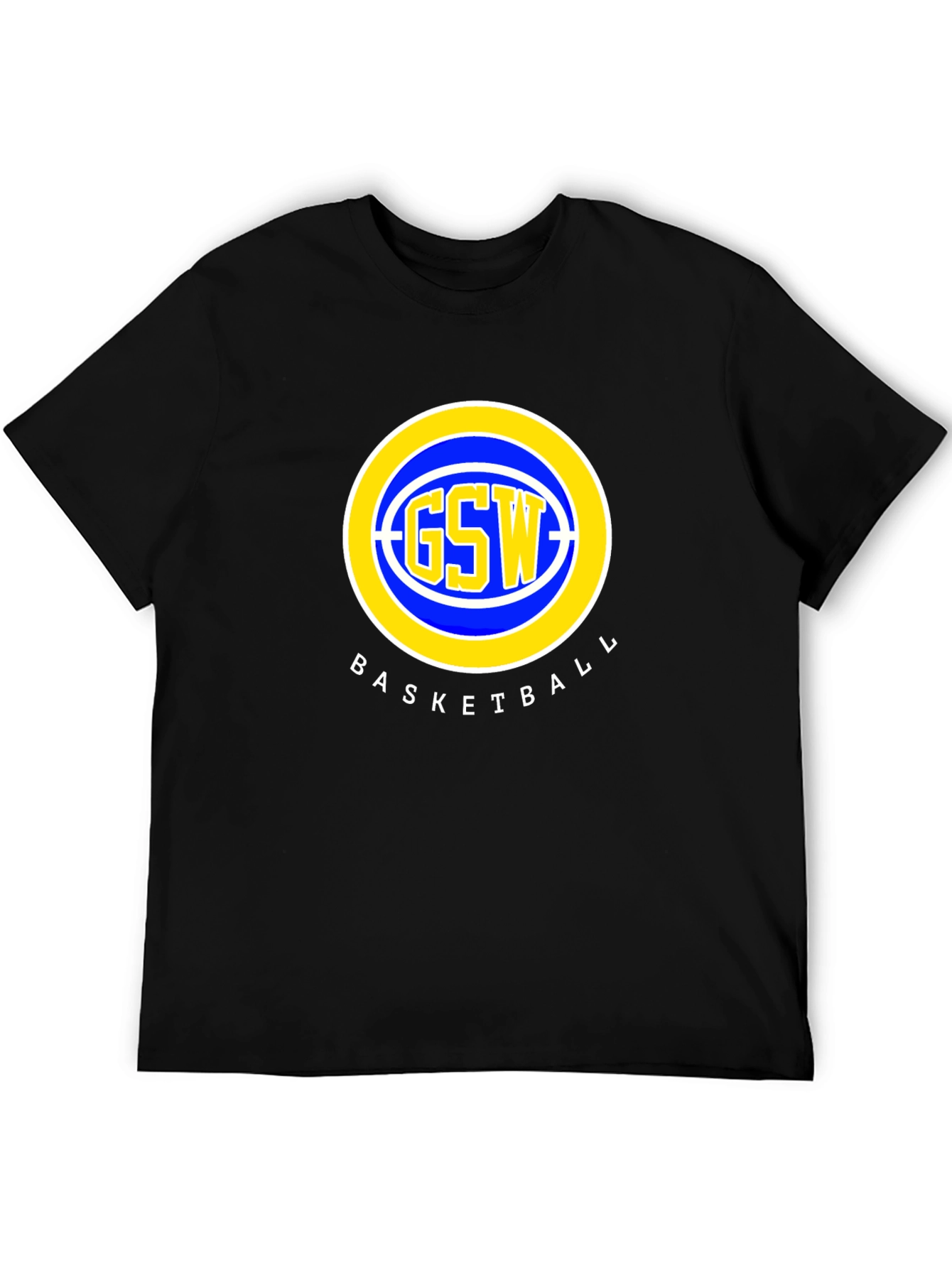 GSW Basketball Black T-Shirt