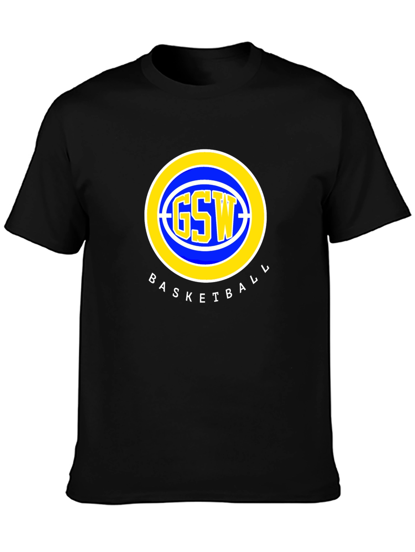 GSW Basketball Black T-Shirt