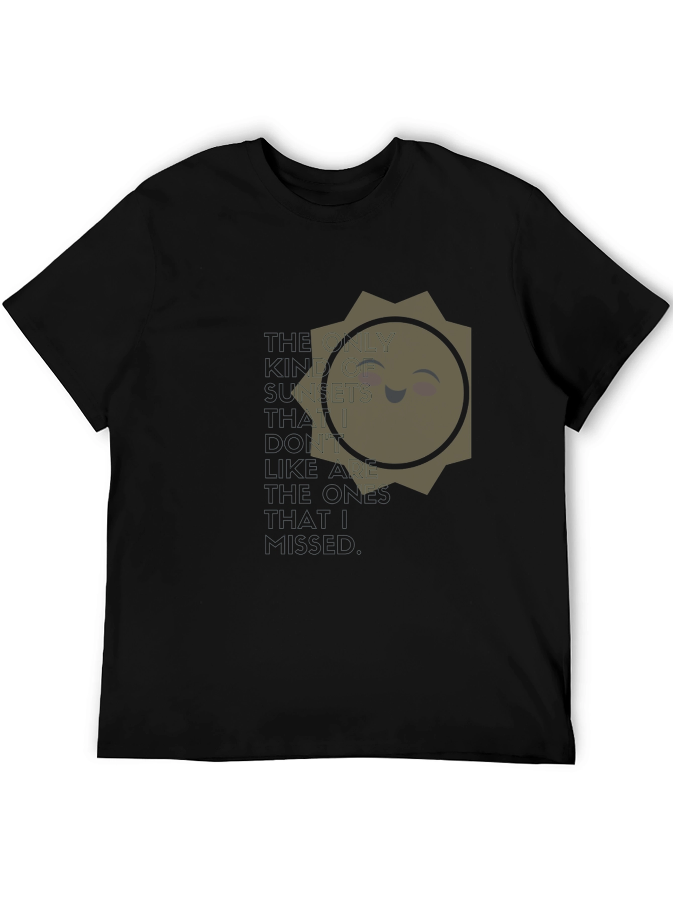 Smiling Sun T-Shirt - Positive Vibes