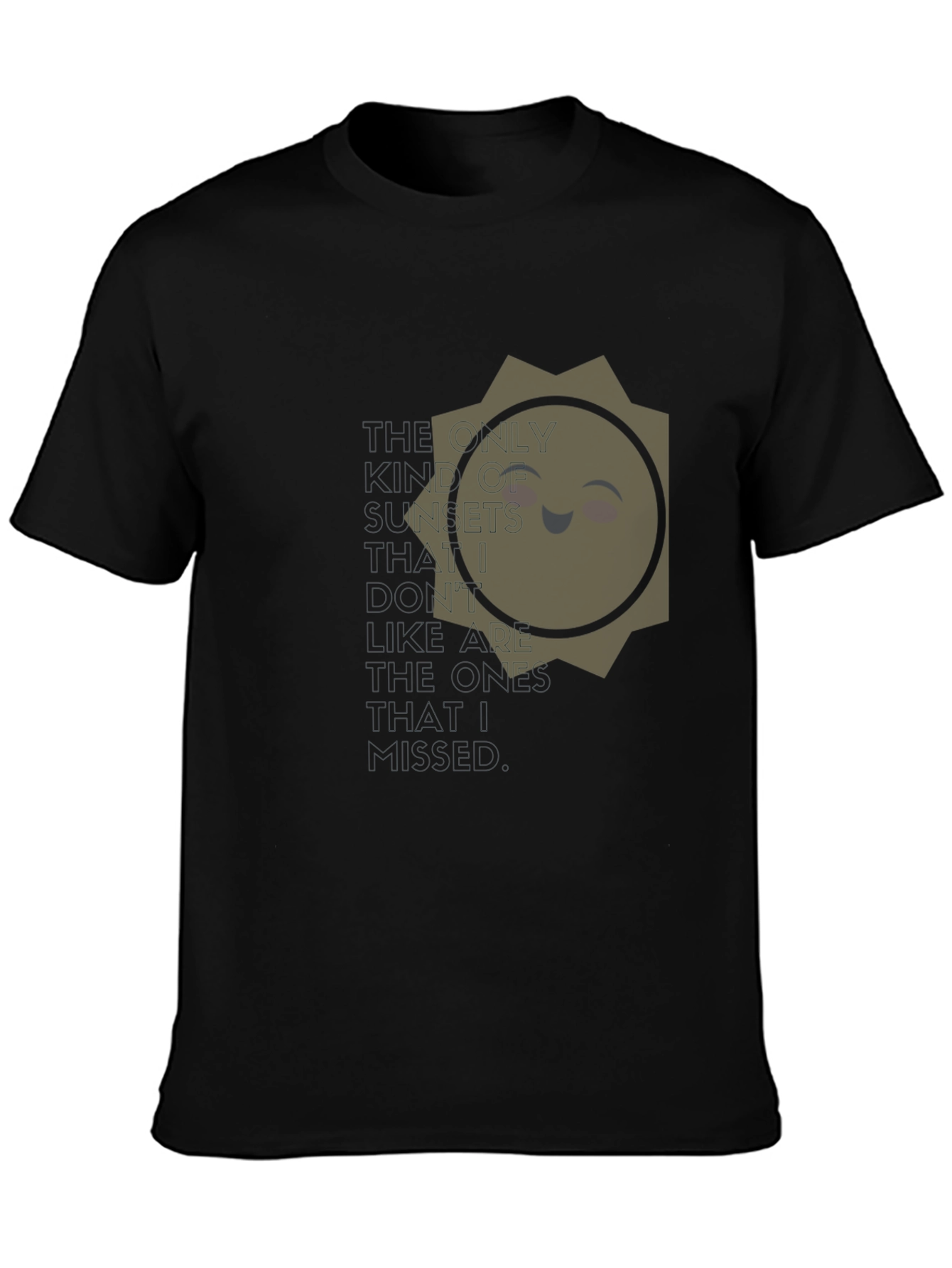 Smiling Sun T-Shirt - Positive Vibes