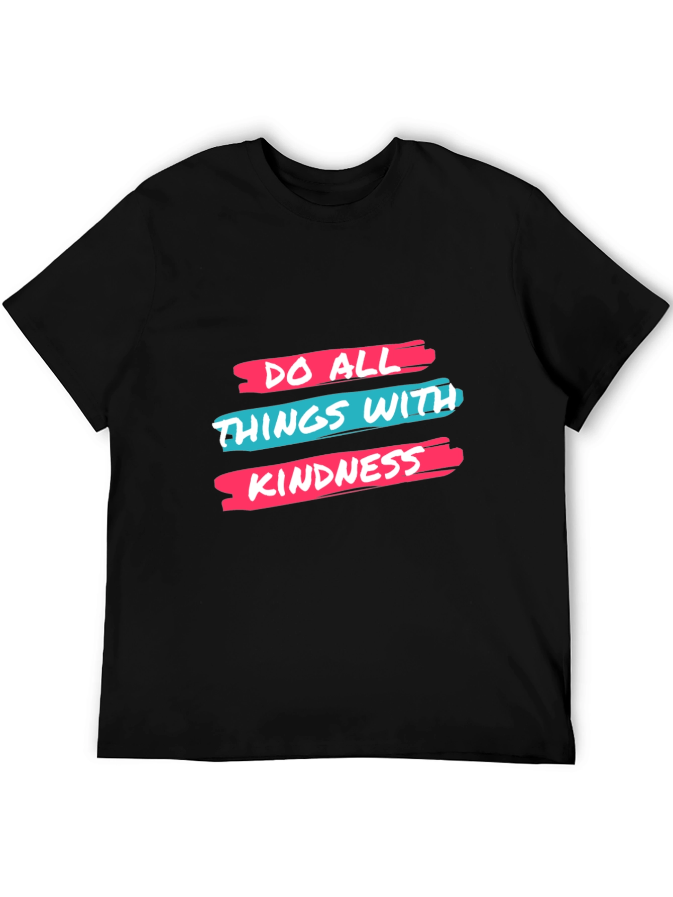 Kindness Graphic Tee - Black Cotton Blend