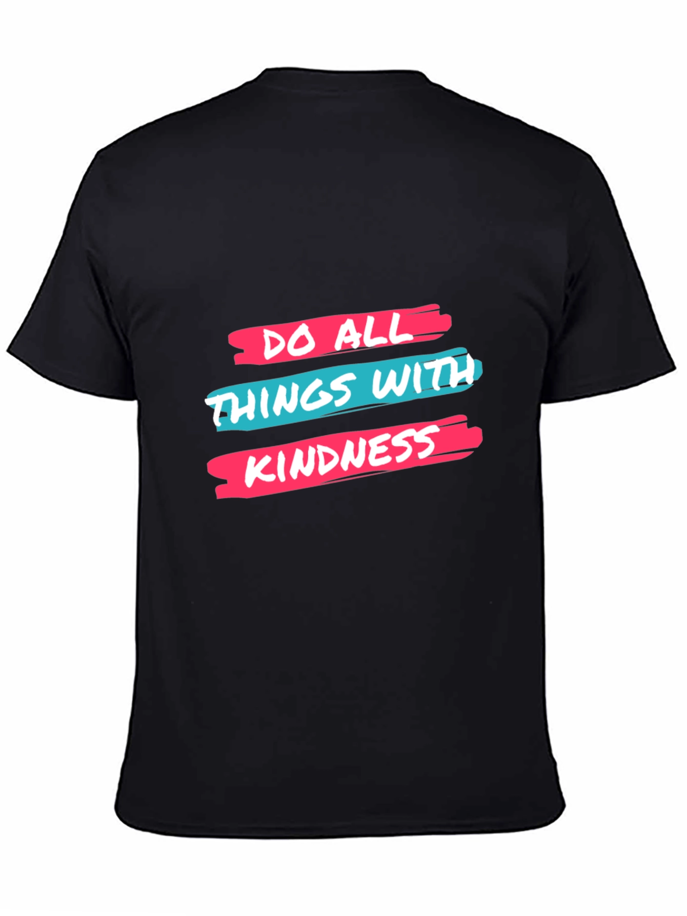 Kindness Graphic Tee - Black Cotton Blend