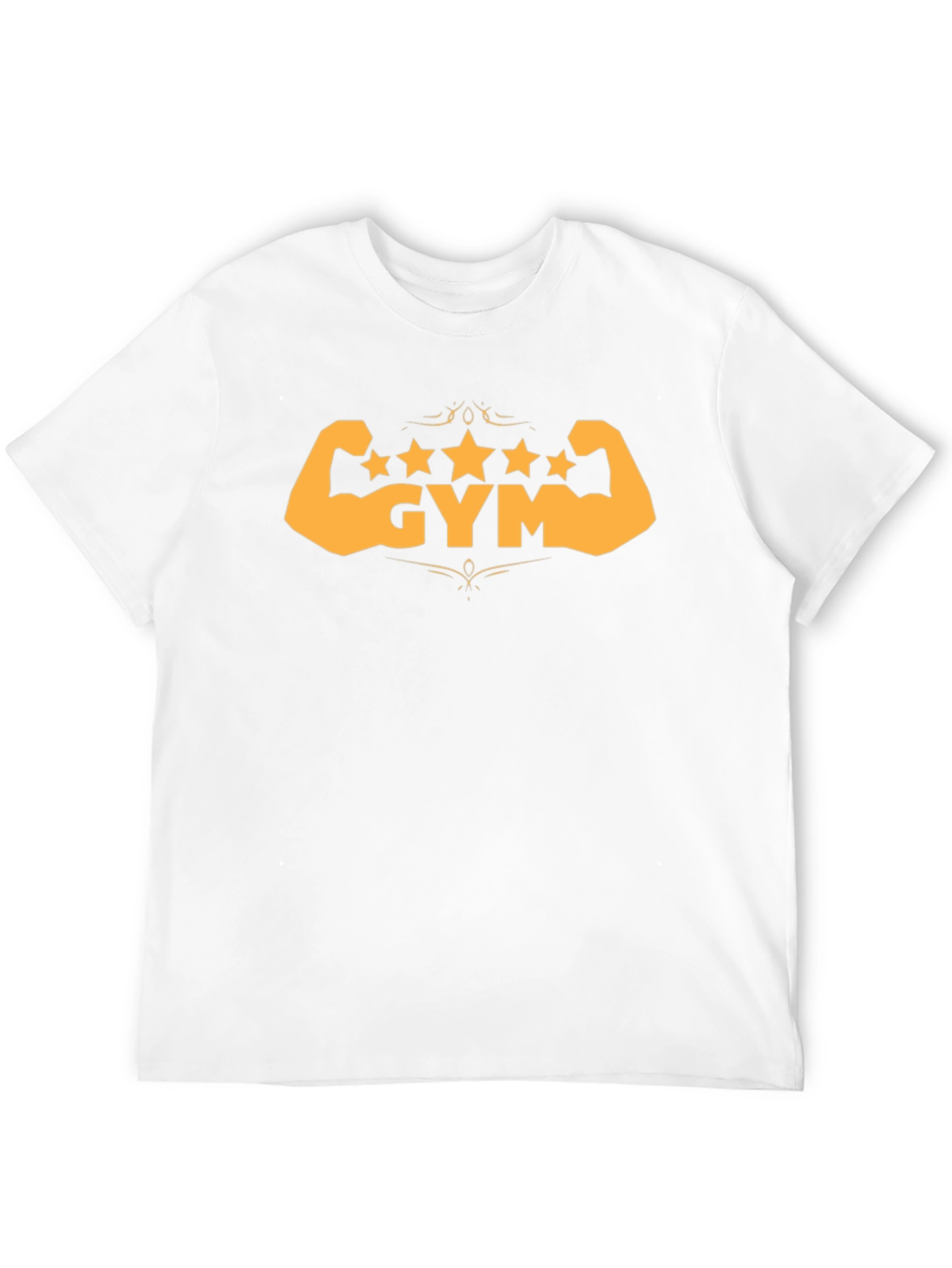 Gym Stars Black T-Shirt - Workout Muscle Design