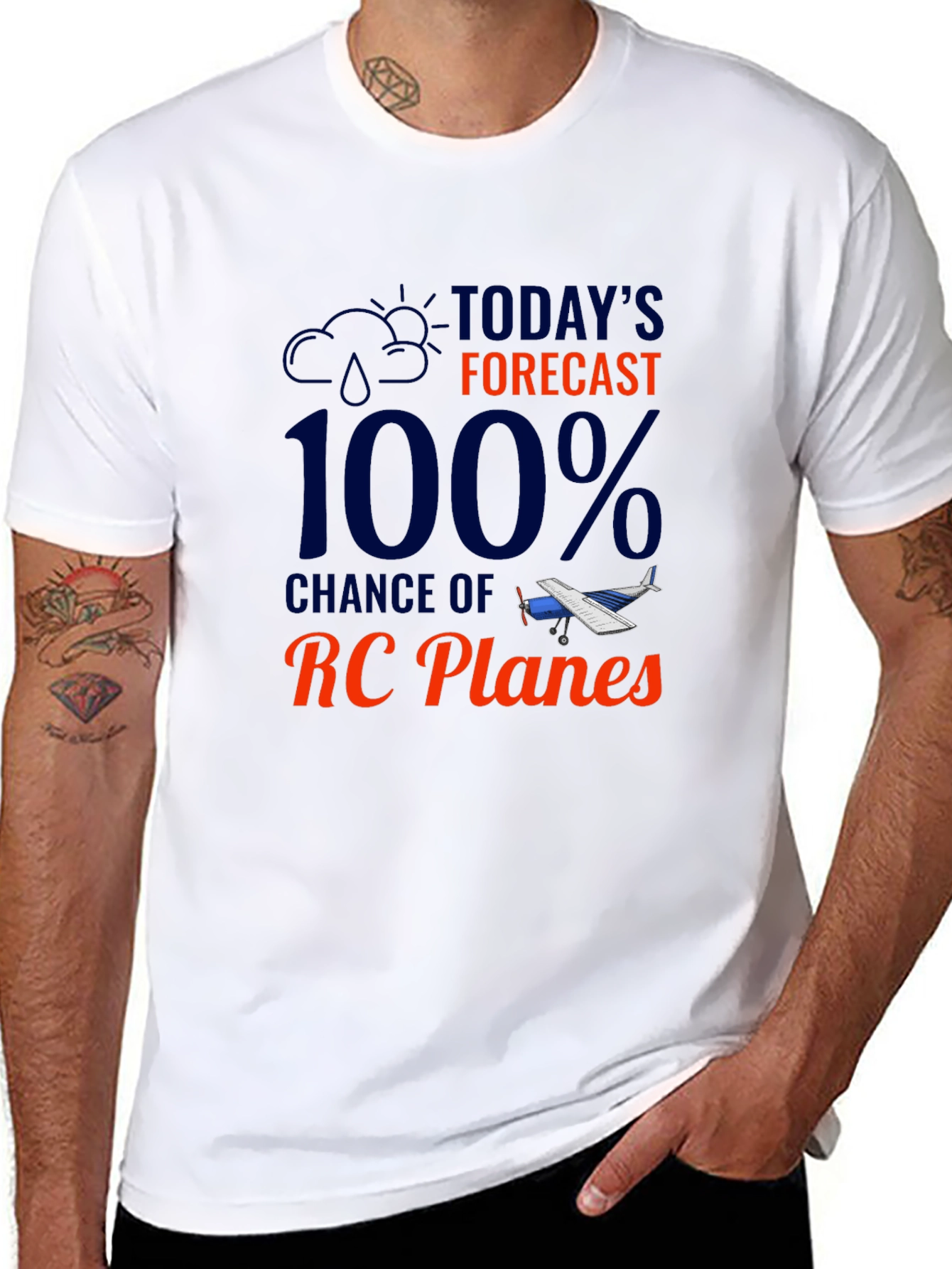 RC Planes Forecast T-Shirt
