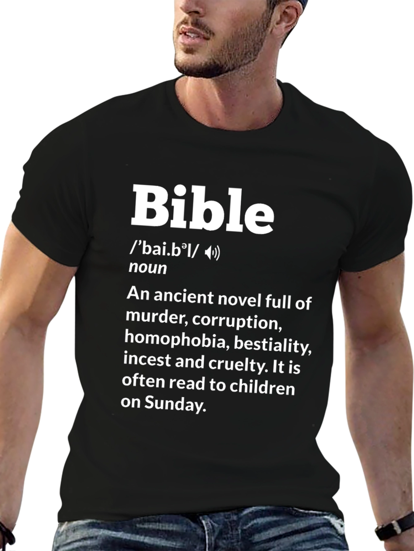 Bible Definition T-Shirt - Anti-Religion Novelty Tee