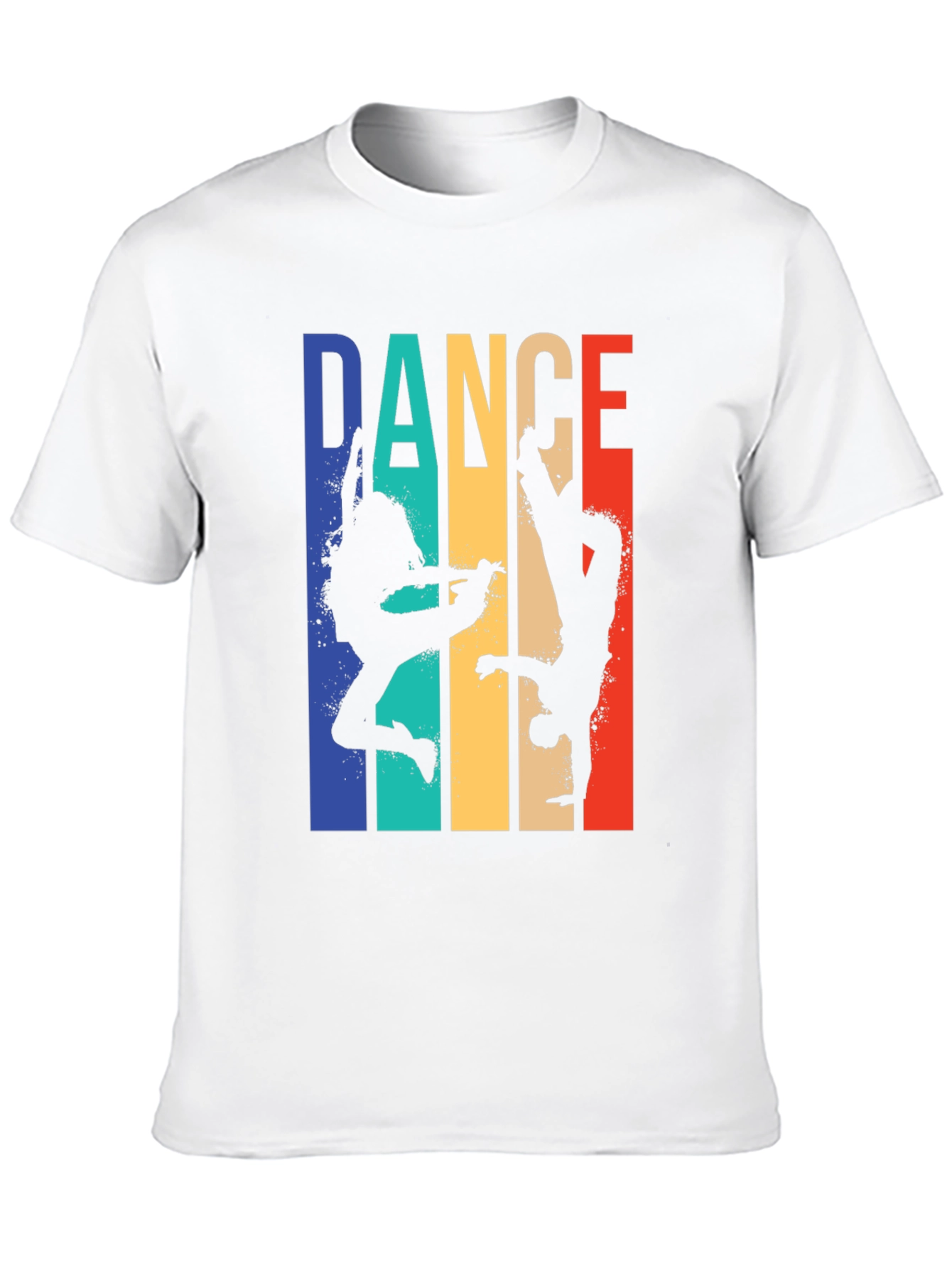Retro Dance Graphic Tee - Unisex Cotton T-Shirt