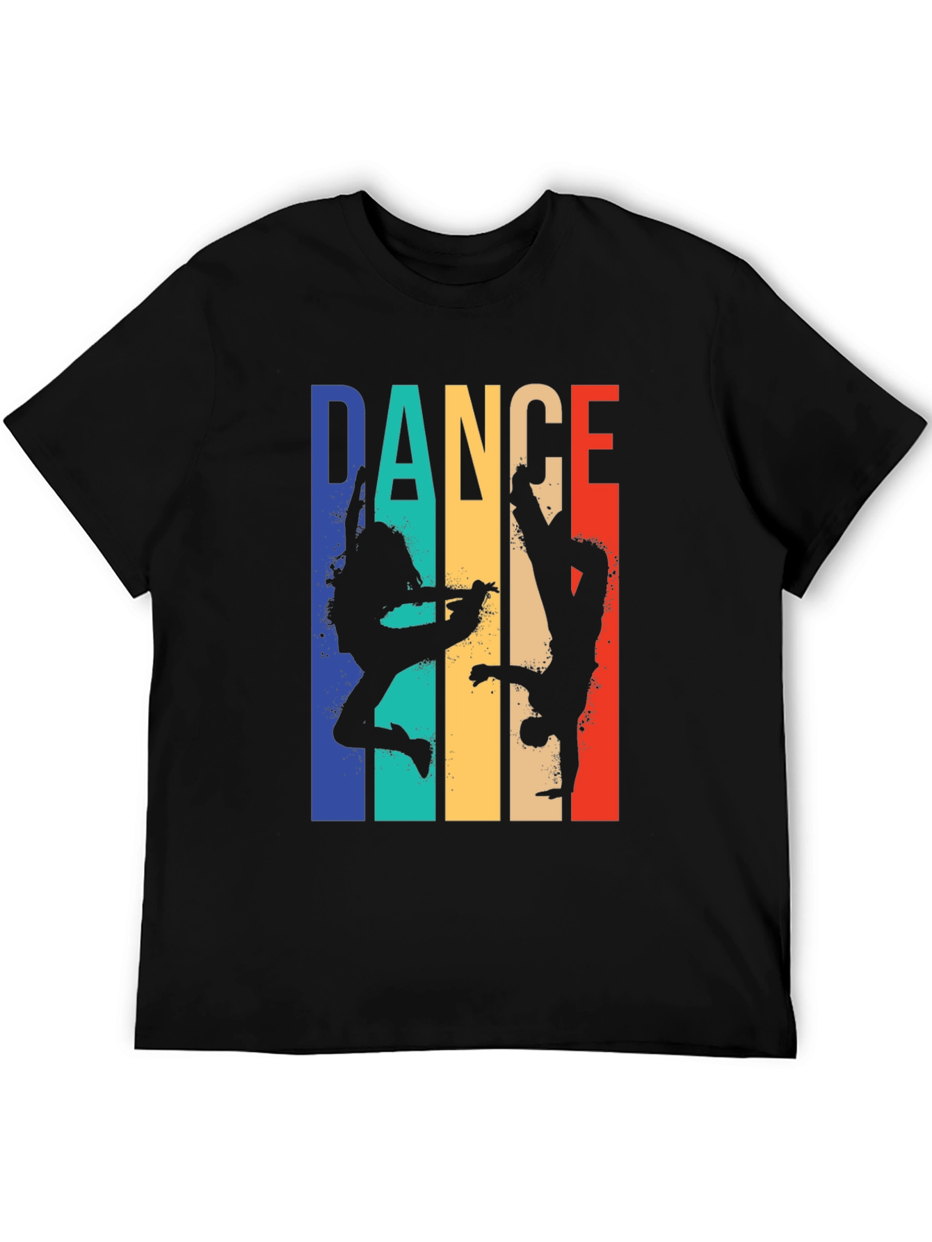 Retro Dance Graphic Tee - Unisex Cotton T-Shirt