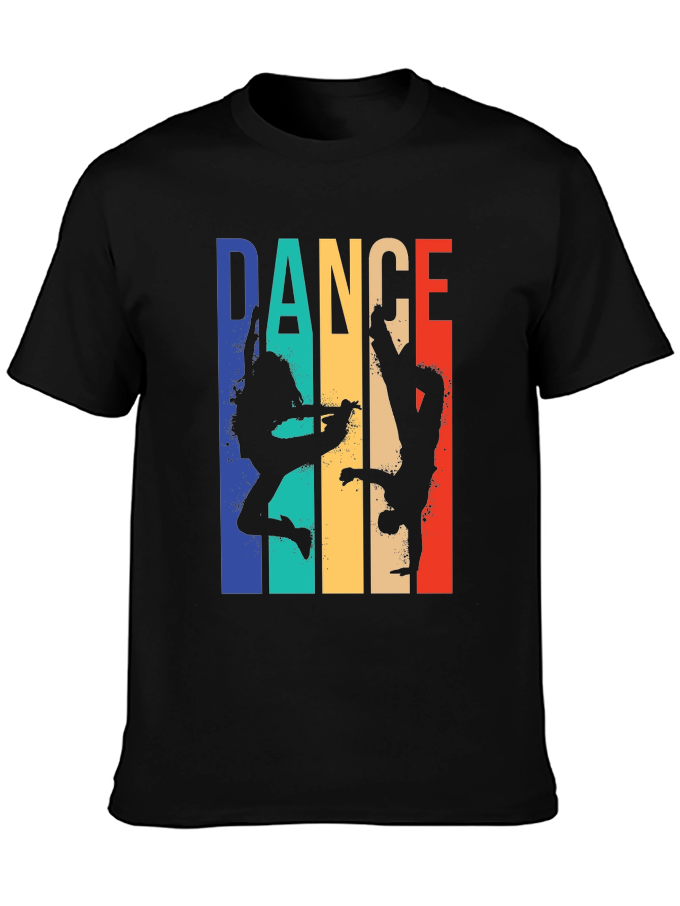 Retro Dance Graphic Tee - Unisex Cotton T-Shirt