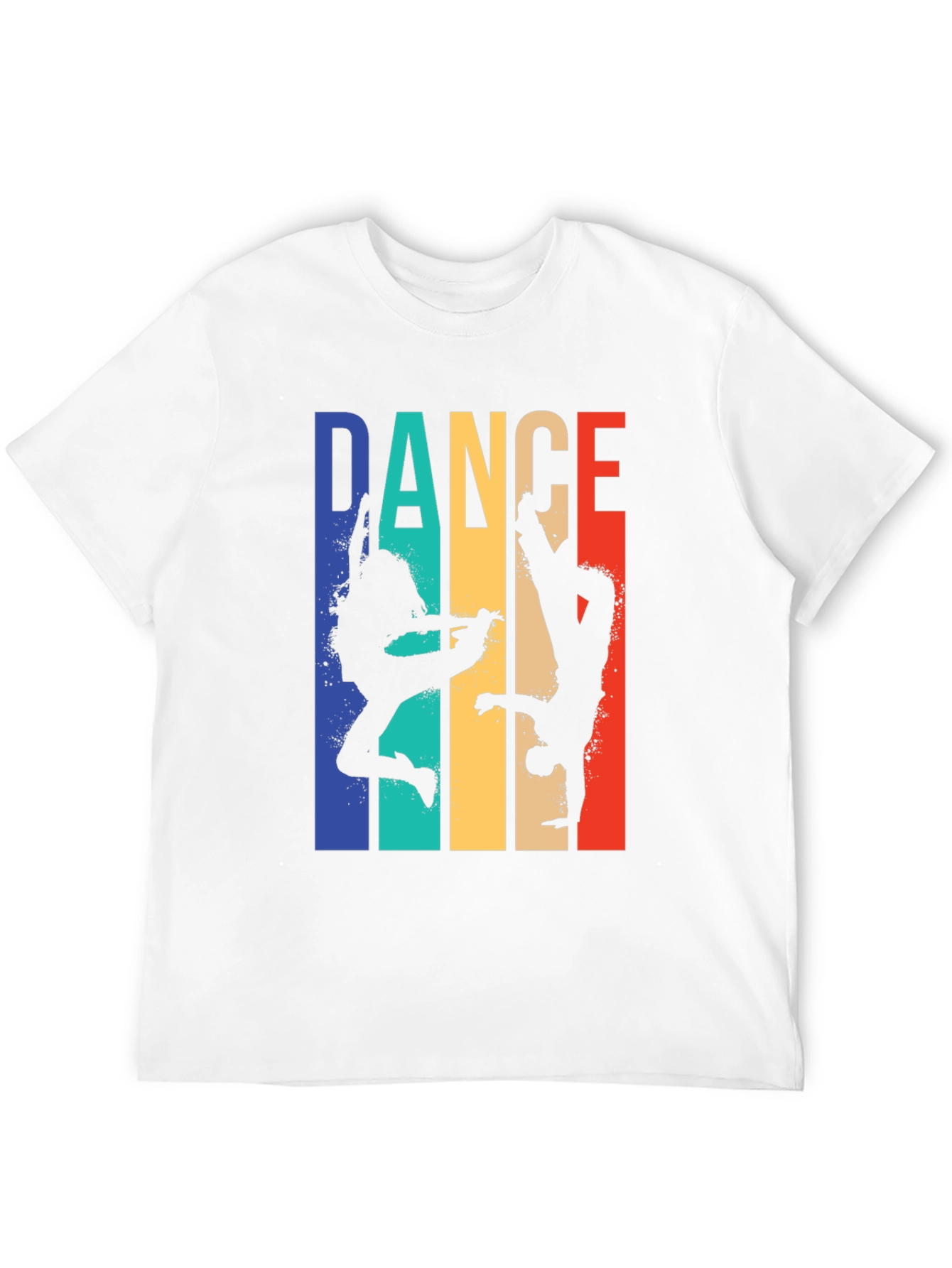 Retro Dance Graphic Tee - Unisex Cotton T-Shirt