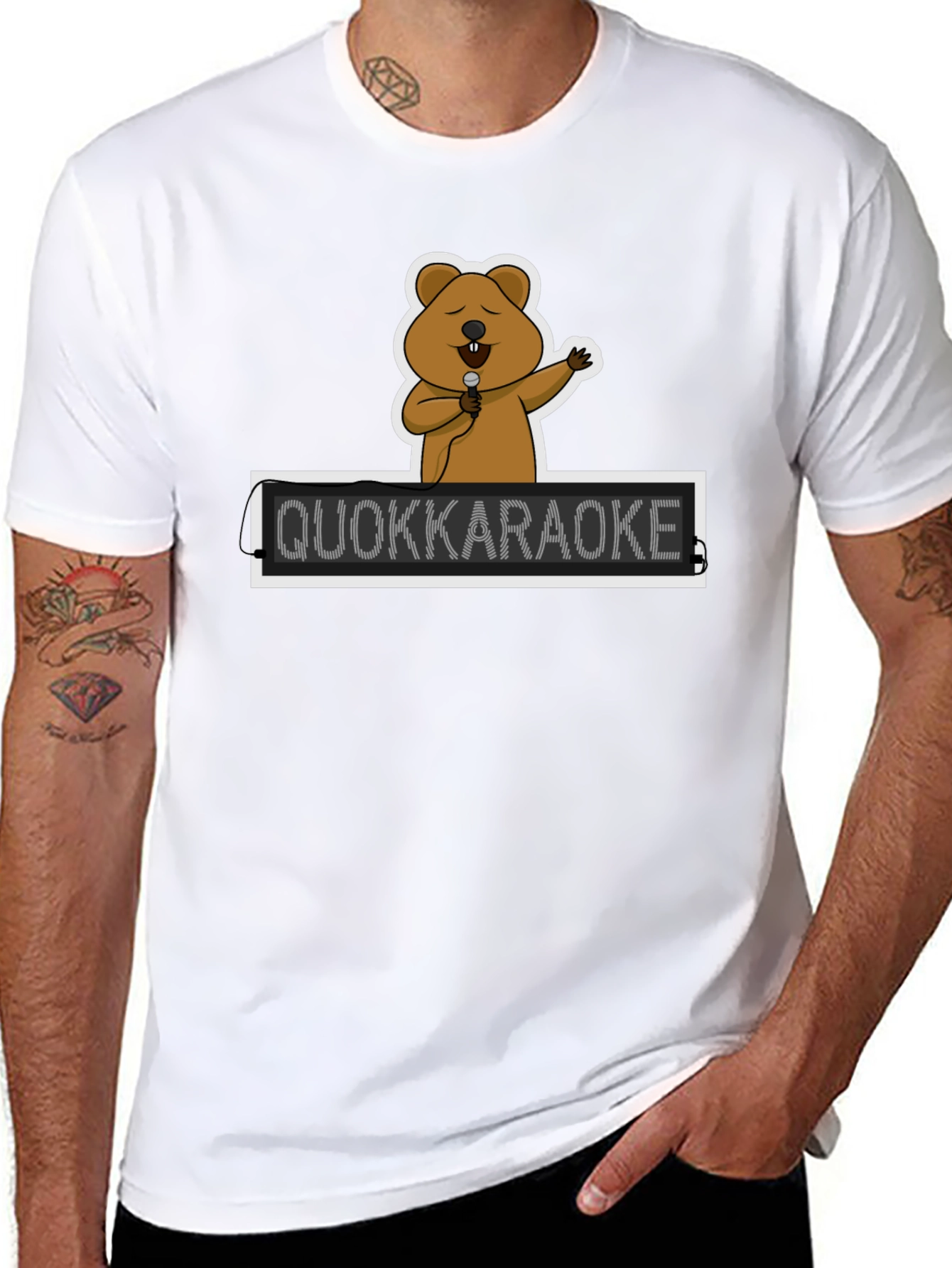 Quokka Karaoke Graphic T-Shirt