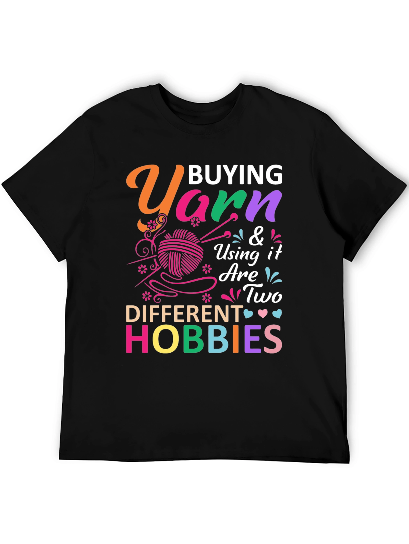 Yarn Hobbies Graphic T-Shirt
