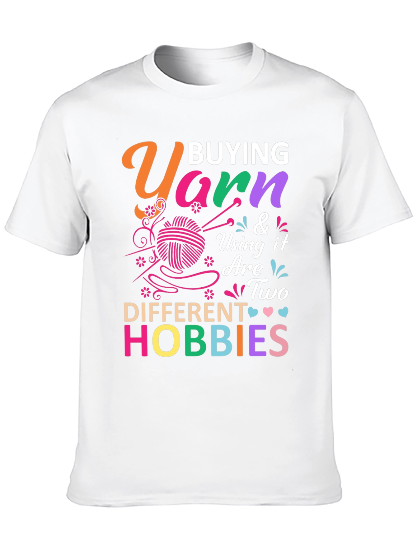Yarn Hobbies Graphic T-Shirt