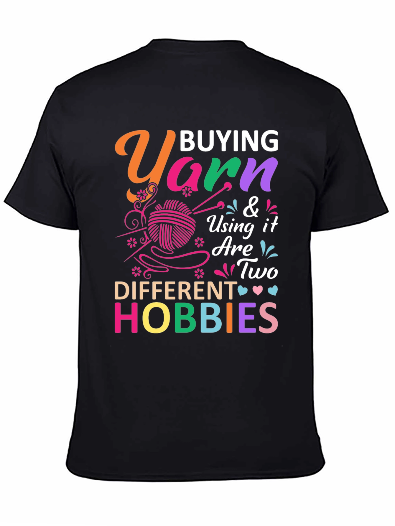 Yarn Hobbies Graphic T-Shirt