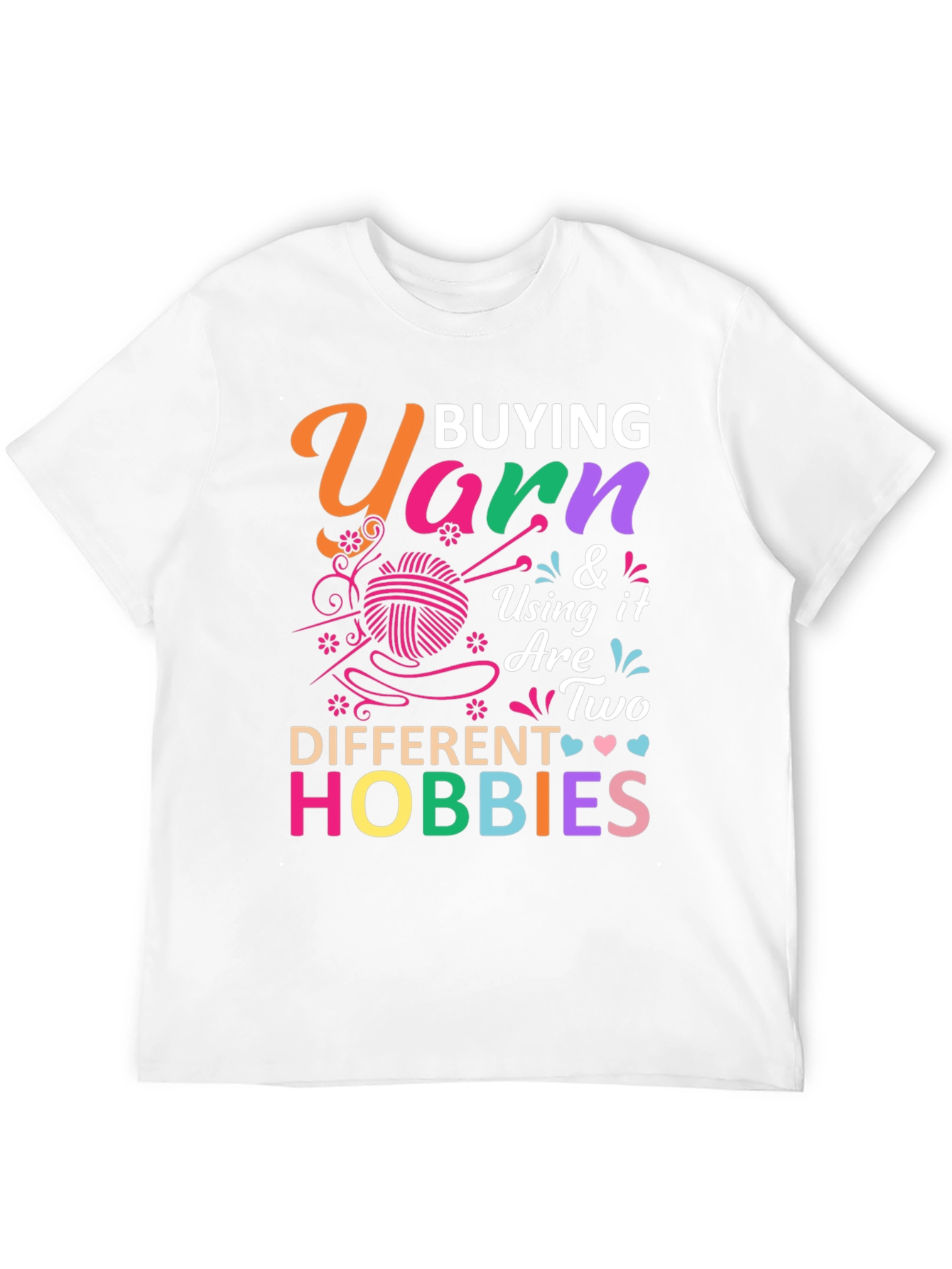 Yarn Hobbies Graphic T-Shirt