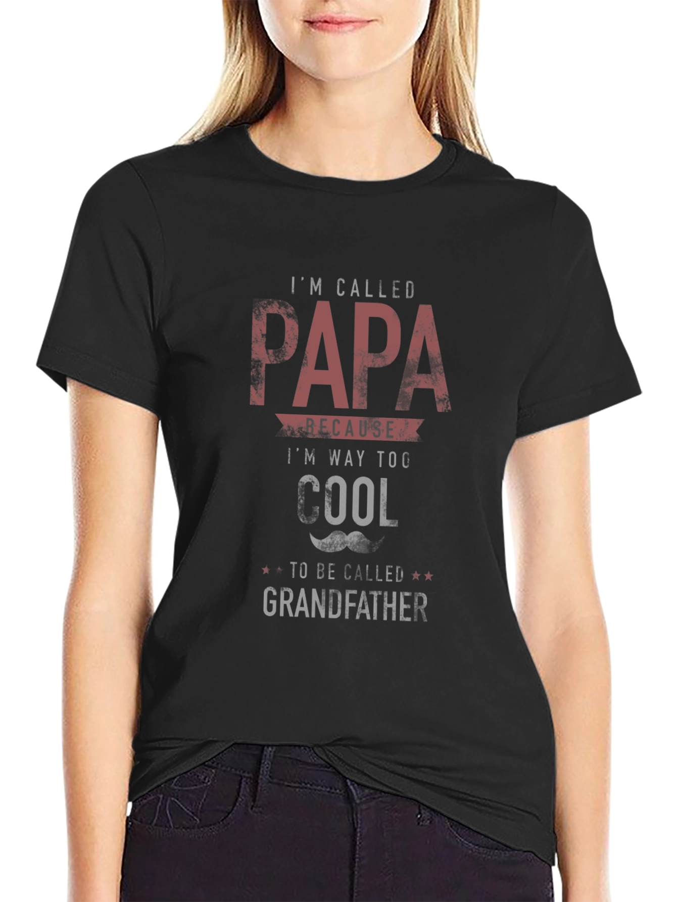 Cool Papa T-Shirt - Im Way Too Cool Design