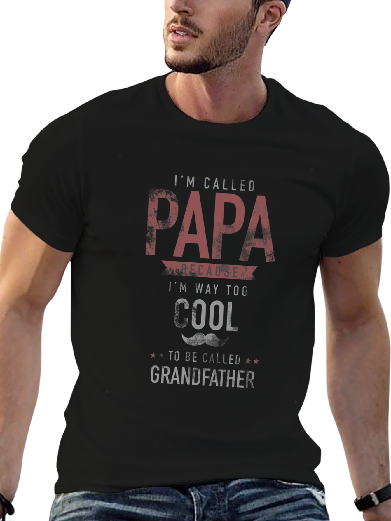 Cool Papa T-Shirt - Im Way Too Cool Design