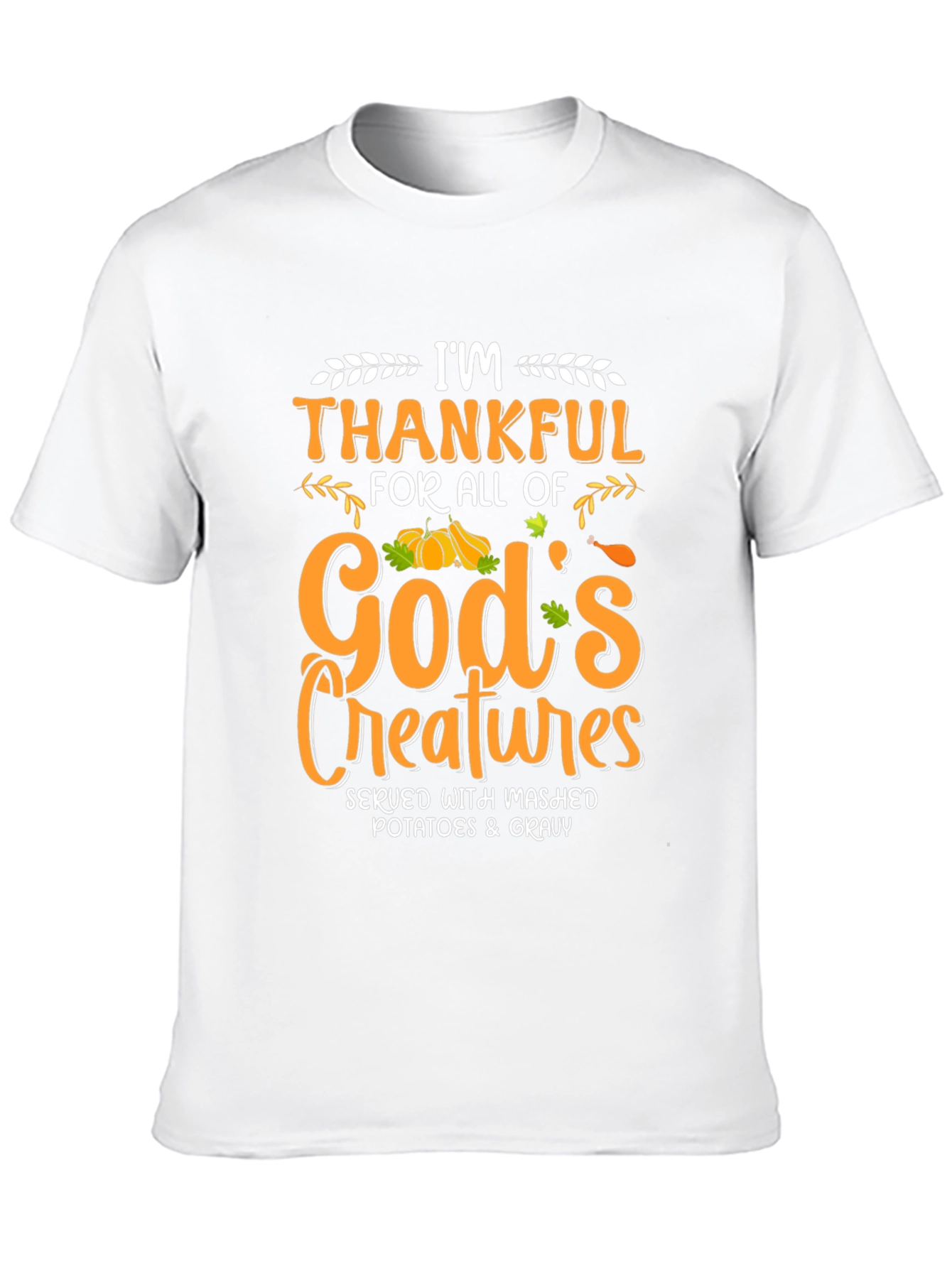 Im Thankful T-Shirt - Thanksgiving Feast Tee