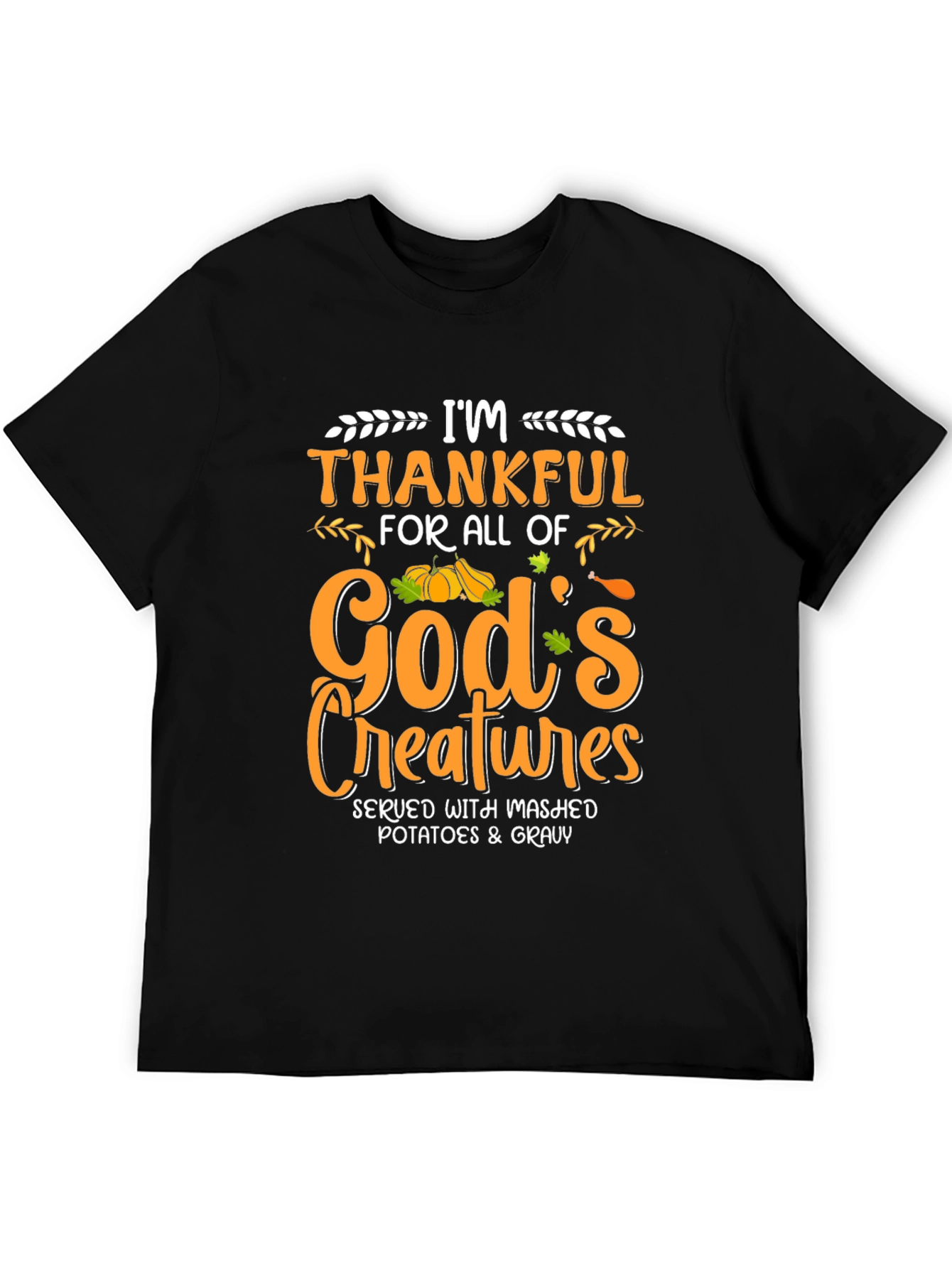 Im Thankful T-Shirt - Thanksgiving Feast Tee