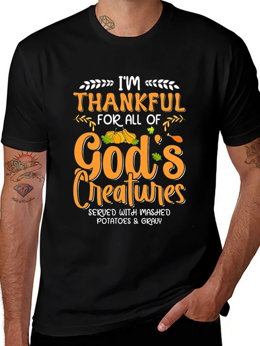 Im Thankful T-Shirt - Thanksgiving Feast Tee