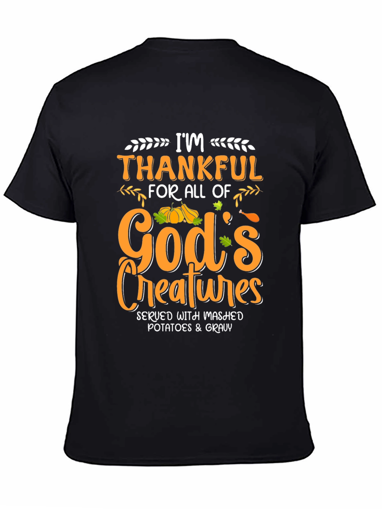 Im Thankful T-Shirt - Thanksgiving Feast Tee