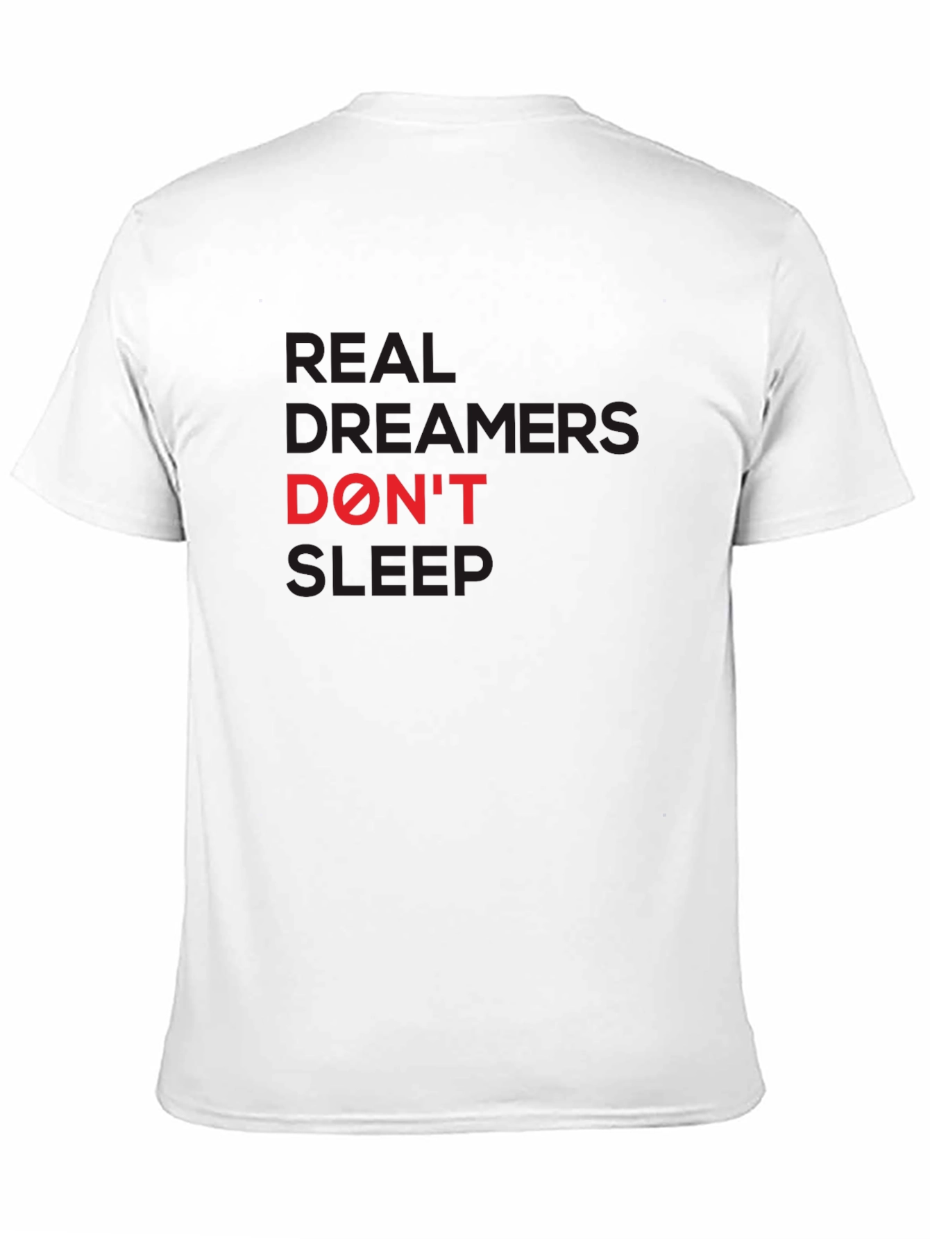 Real Dreamers Graphic Tee - Black Cotton T-Shirt
