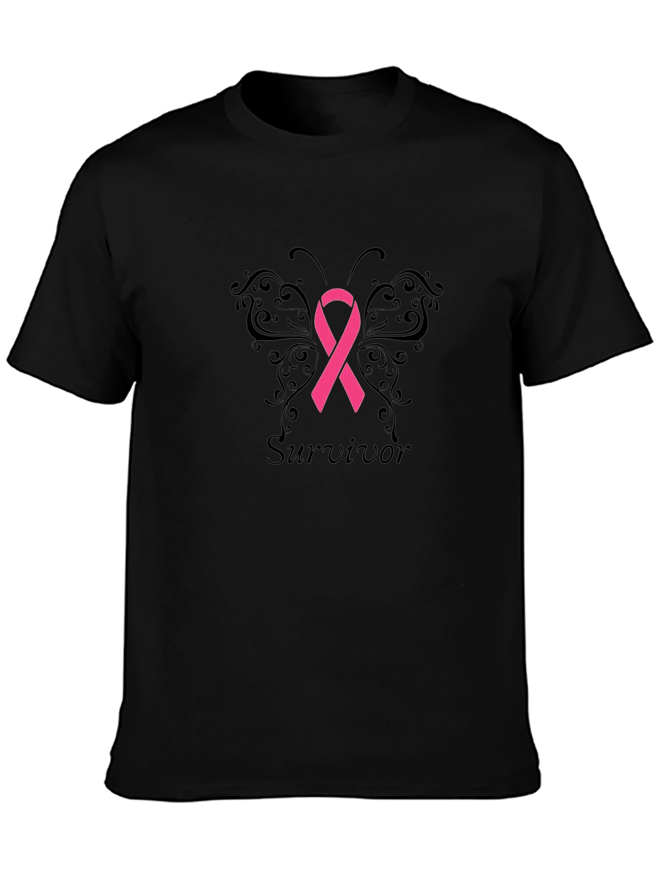 Survivor Butterfly Ribbon T-Shirt
