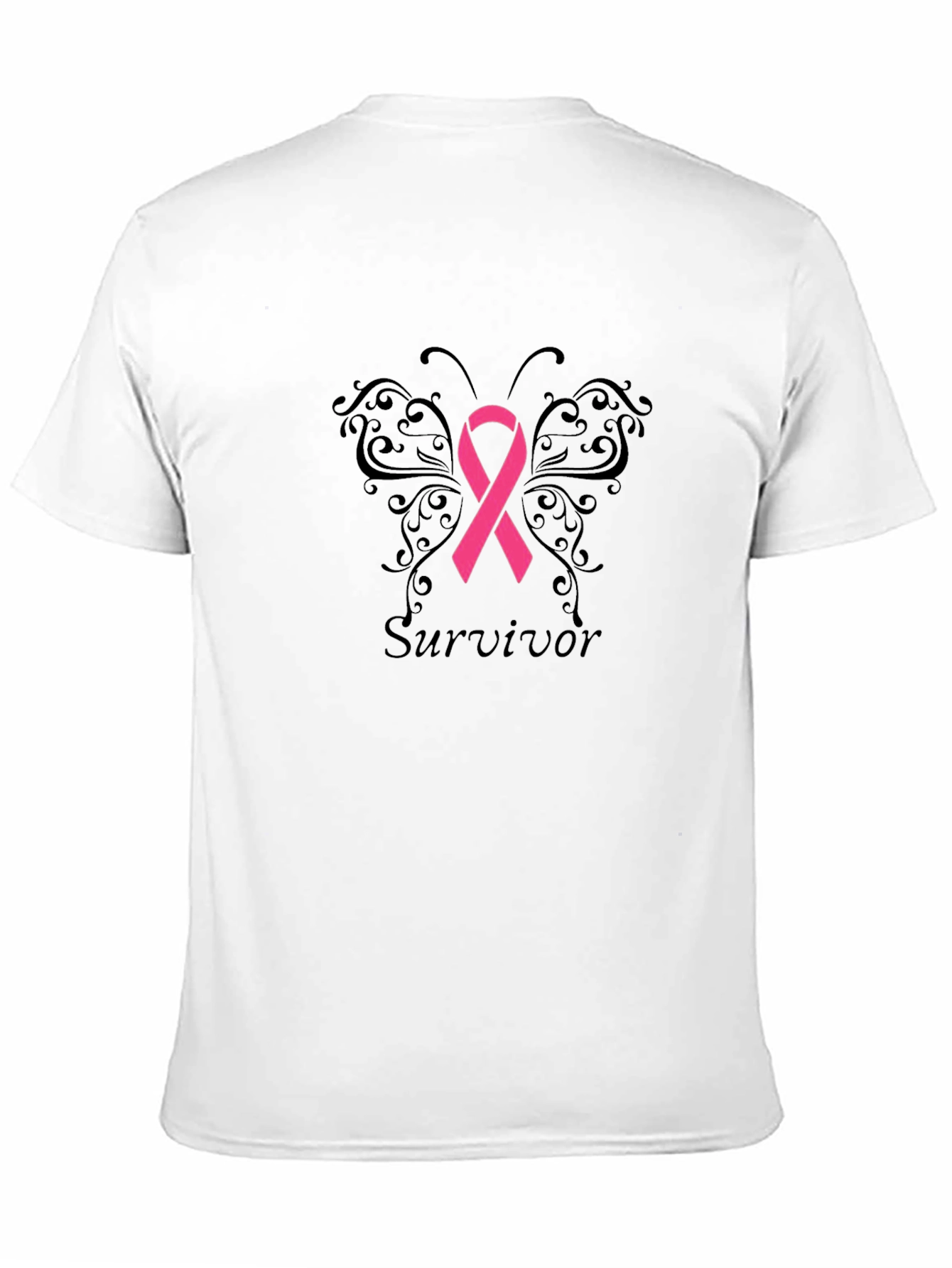 Survivor Butterfly Ribbon T-Shirt
