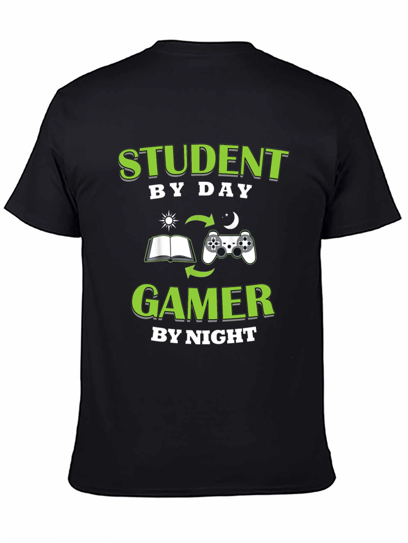 Student by Day Gamer by Night T-Shirt