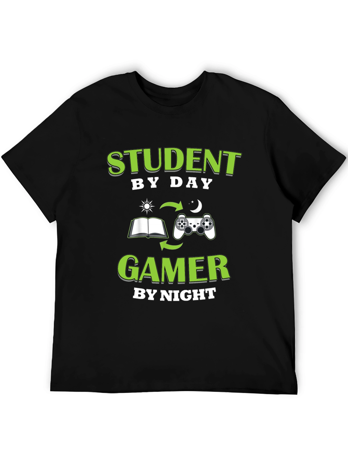 Student by Day Gamer by Night T-Shirt