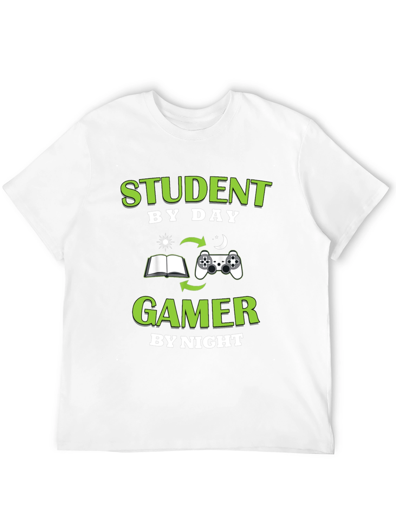 Student by Day Gamer by Night T-Shirt