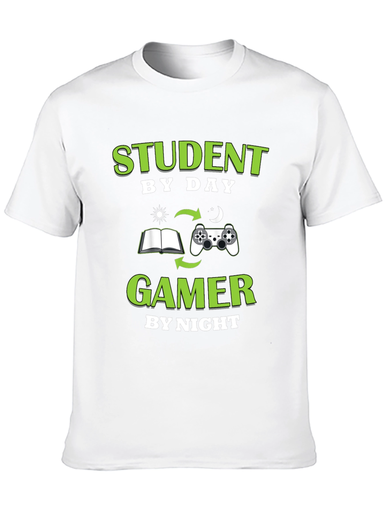 Student by Day Gamer by Night T-Shirt