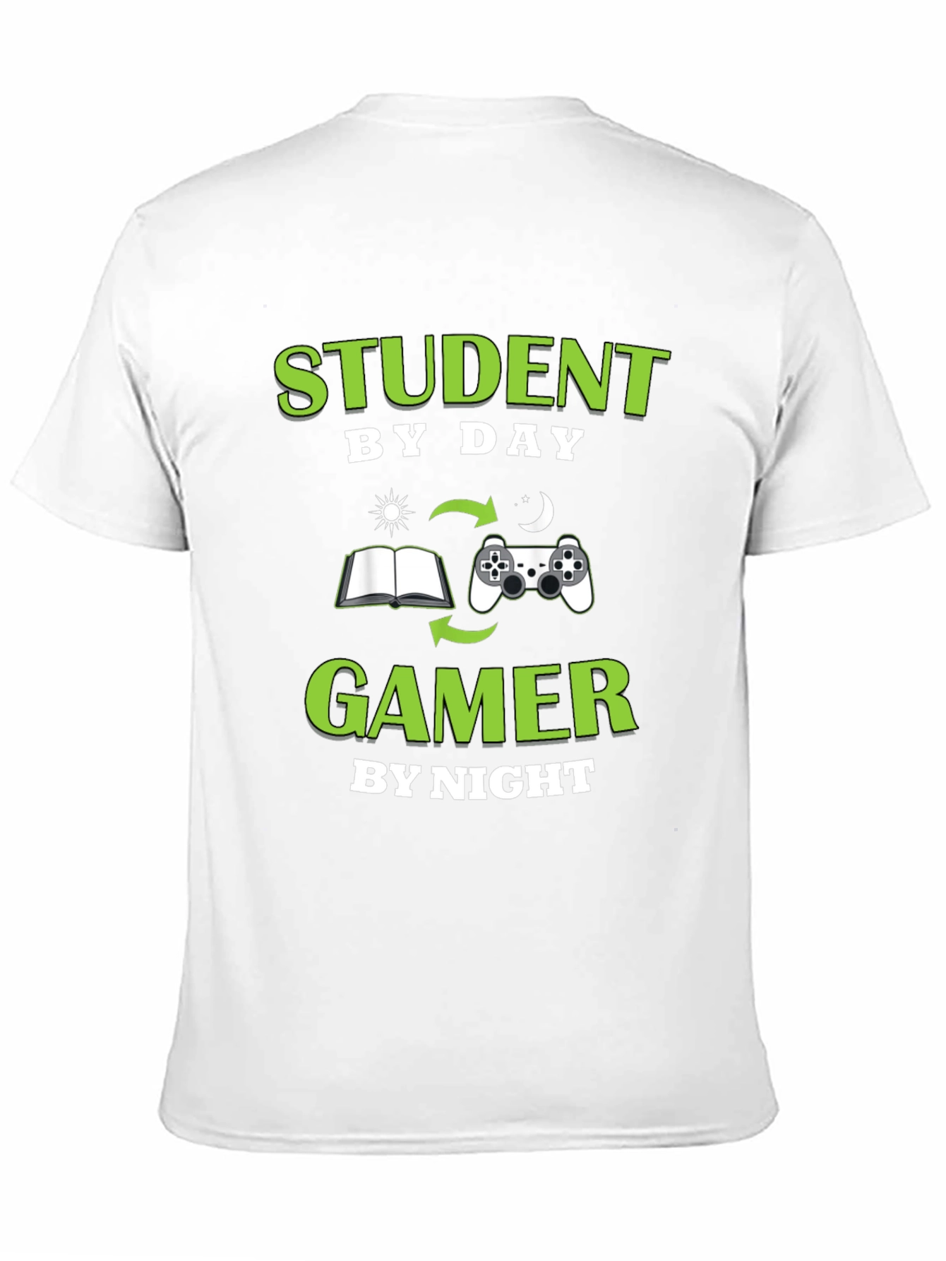 Student by Day Gamer by Night T-Shirt