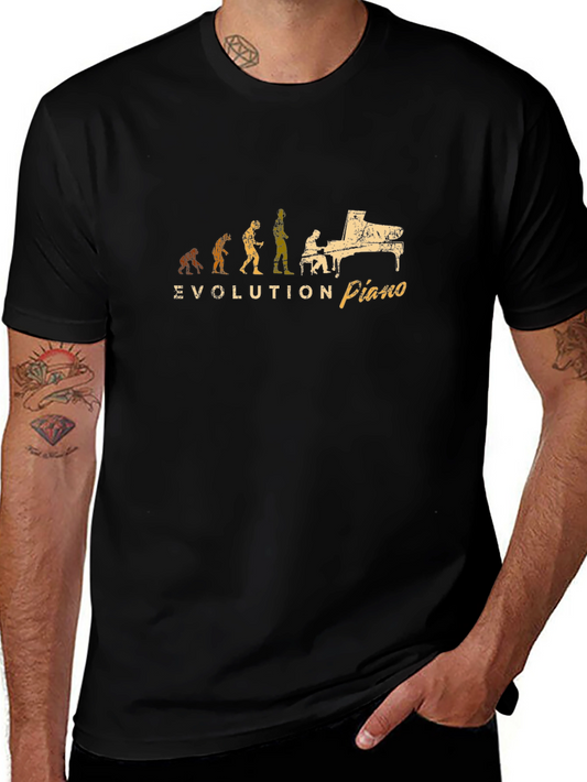 Evolution of Piano Black T-Shirt