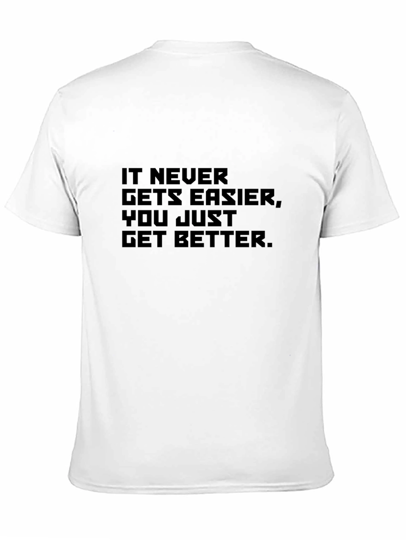 Motivational Quote Black T-Shirt