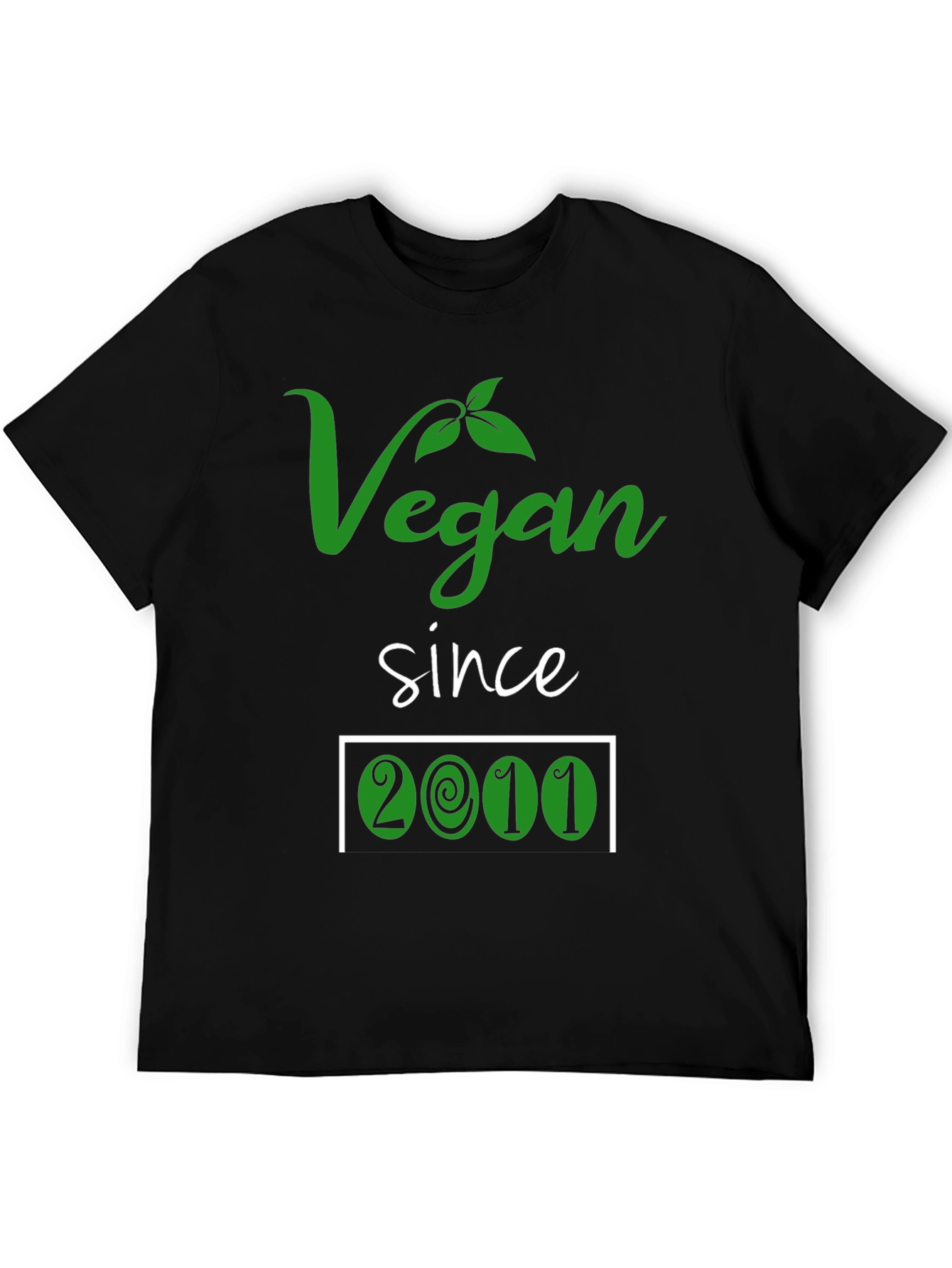 Vegan Since 2011 T-Shirt - Plant Based Lifestyle Tee