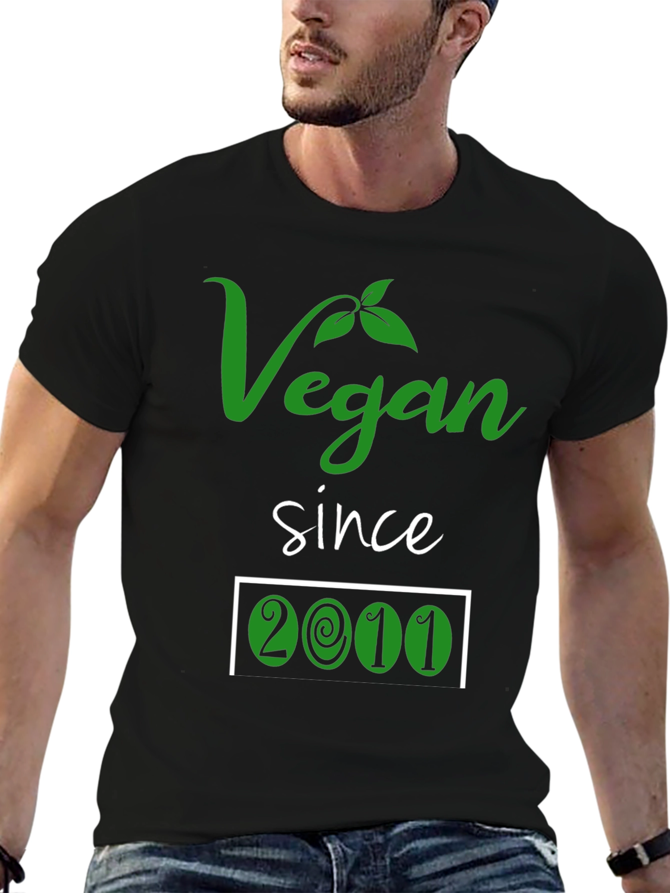 Vegan Since 2011 T-Shirt - Plant Based Lifestyle Tee