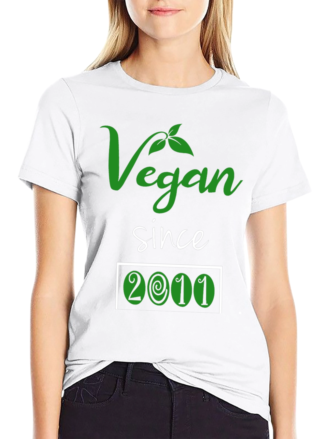 Vegan Since 2011 T-Shirt - Plant Based Lifestyle Tee