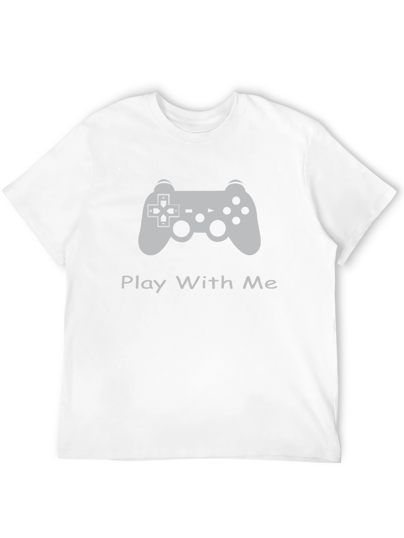 Play With Me Gaming Controller T-Shirt - Black