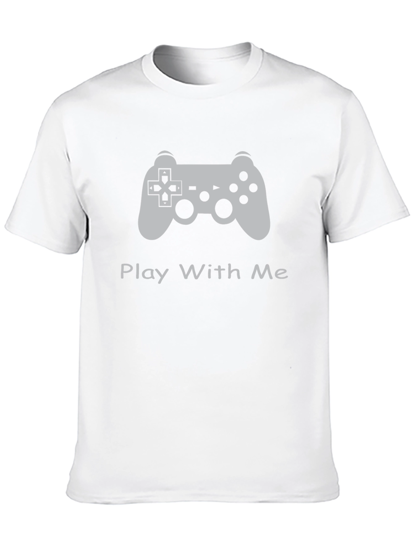 Play With Me Gaming Controller T-Shirt - Black