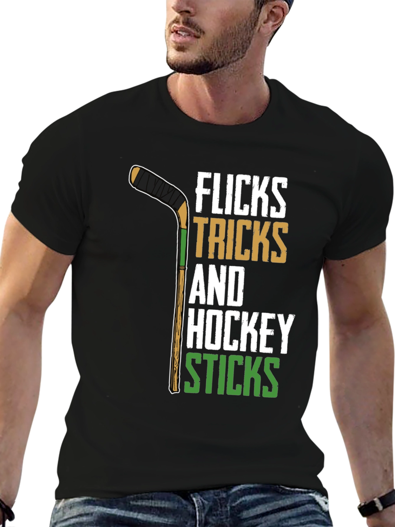 Flicks Tricks Hockey Sticks Graphic Tee