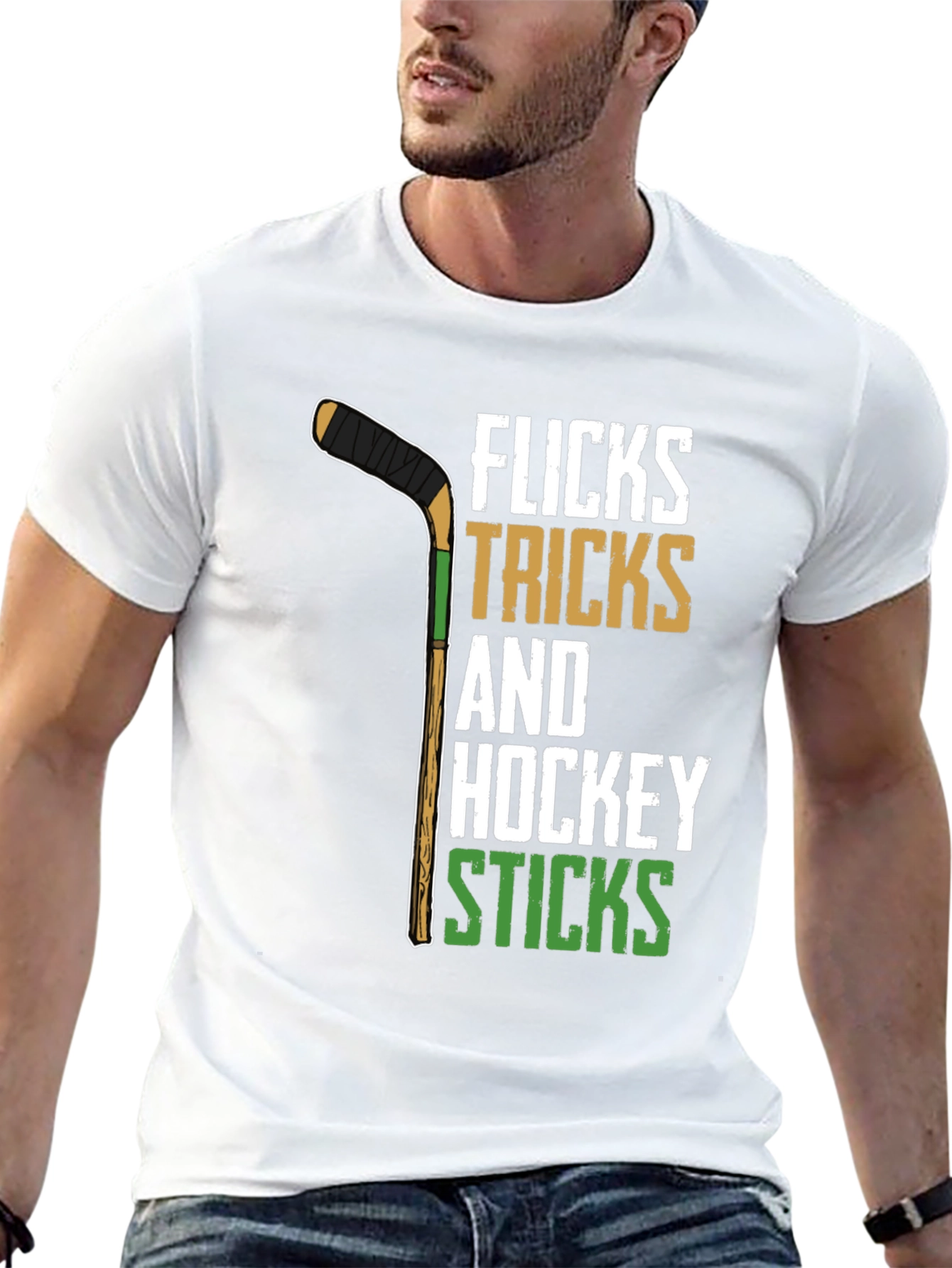 Flicks Tricks Hockey Sticks Graphic Tee