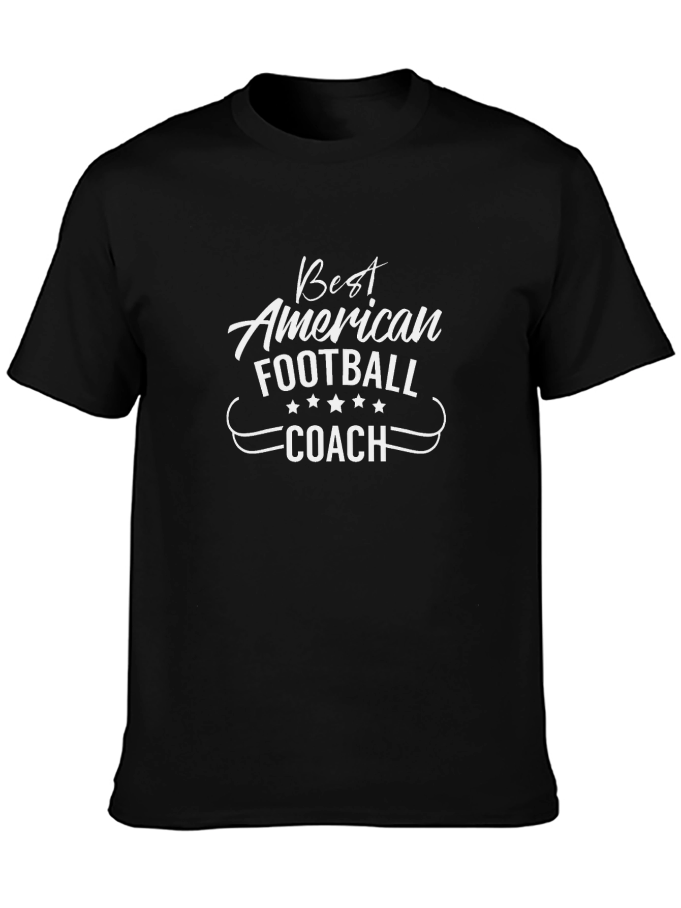 Best American Football Coach T-Shirt - Black