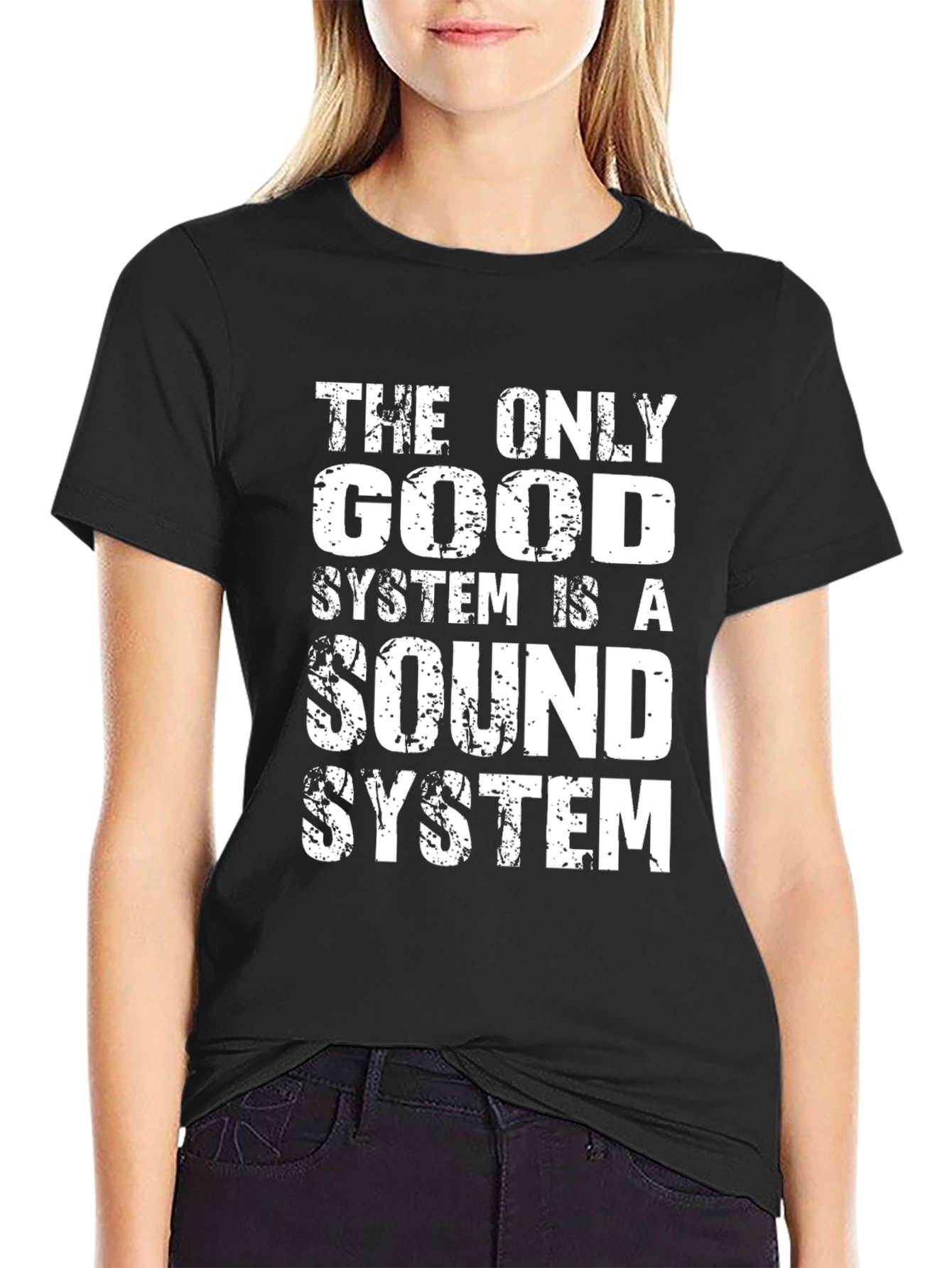 Sound System Graphic Tee - Music Lover T-Shirt