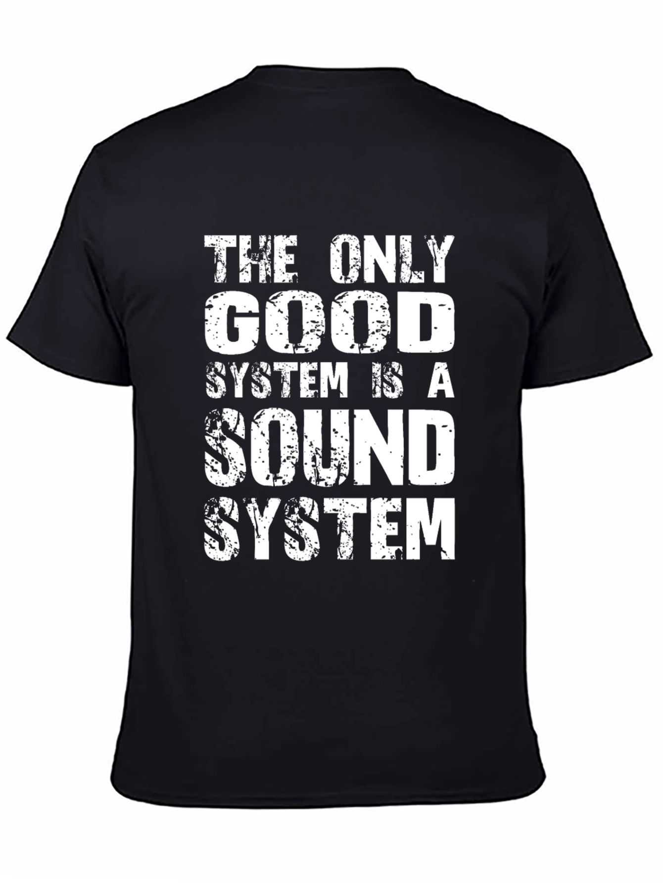 Sound System Graphic Tee - Music Lover T-Shirt