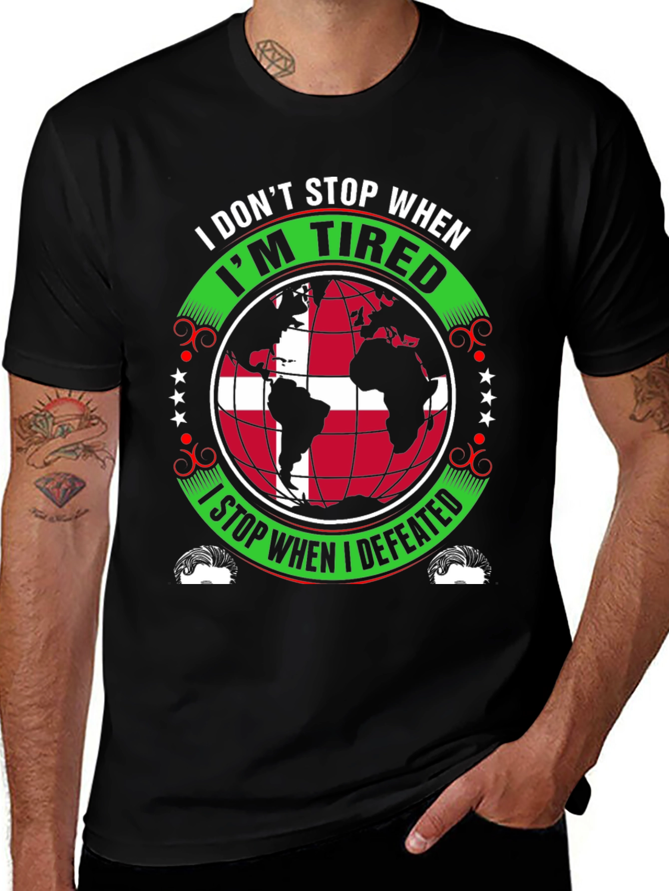 Motivational I Dont Stop Graphic Tee