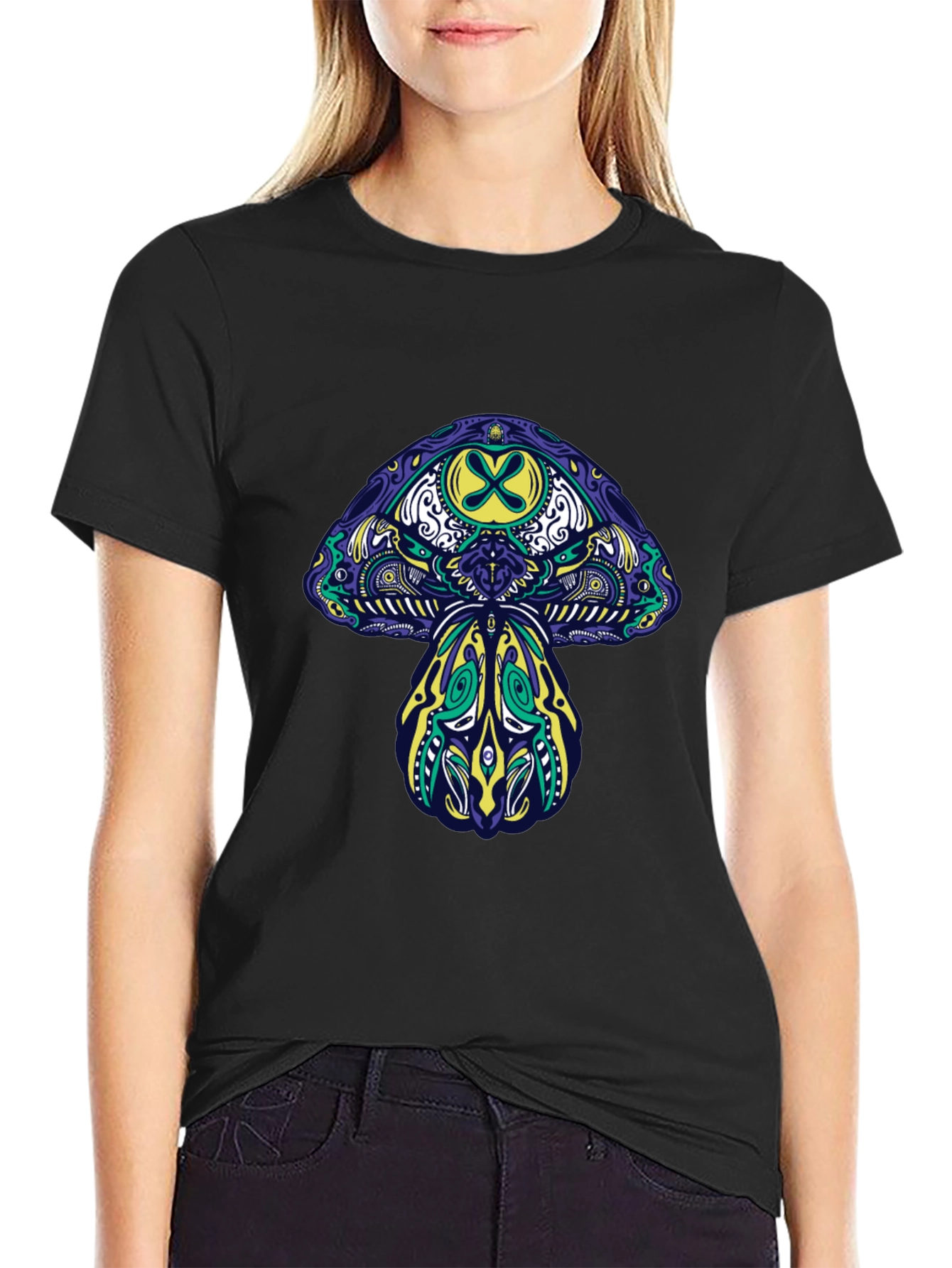 Psychedelic Mushroom Graphic Tee